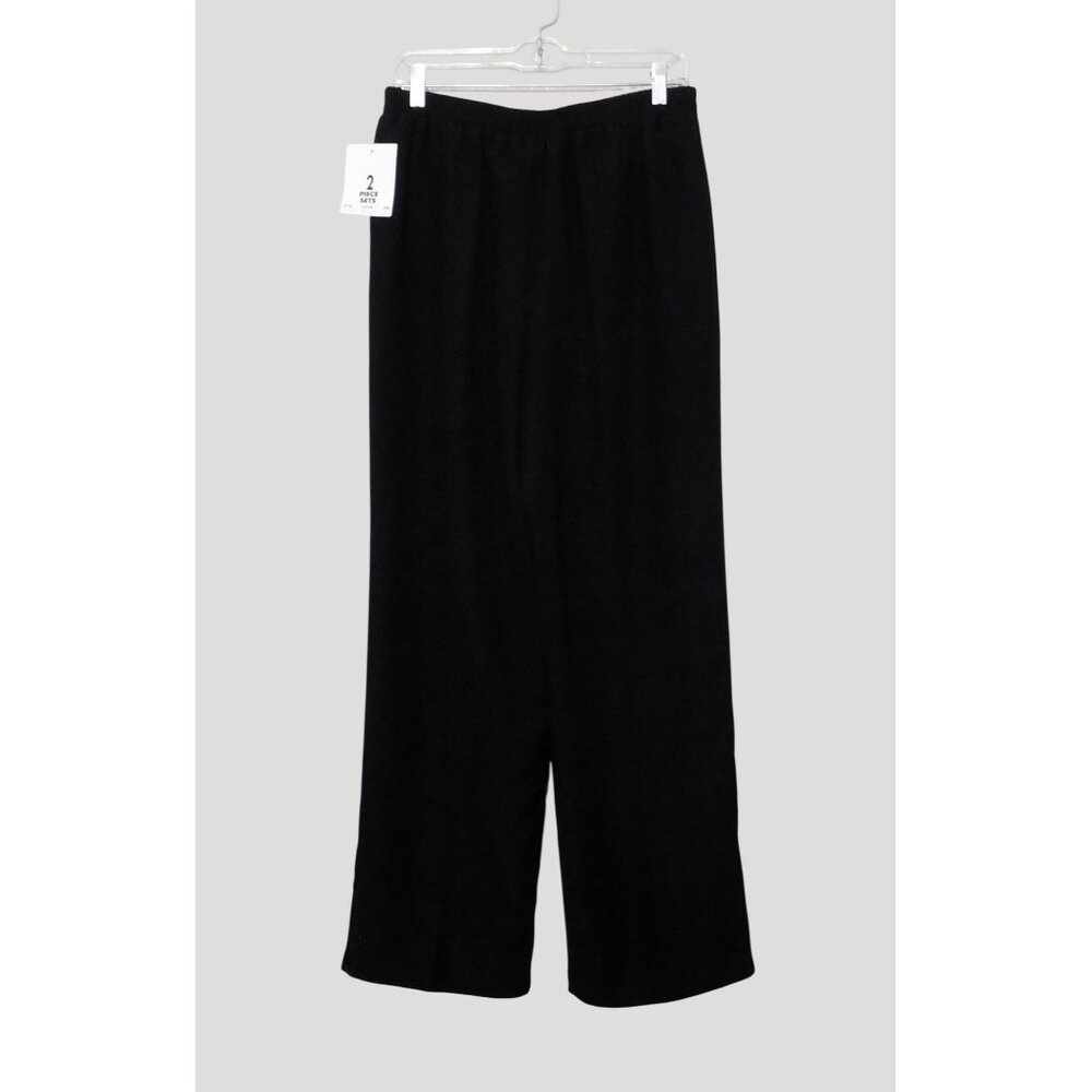 Kathy Roberts 2-Piece Set Women’s 14 Black White Jacket Pants Polyester - Picture 9 of 16